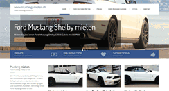 Desktop Screenshot of mustang-mieten.ch