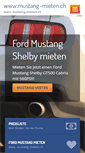 Mobile Screenshot of mustang-mieten.ch